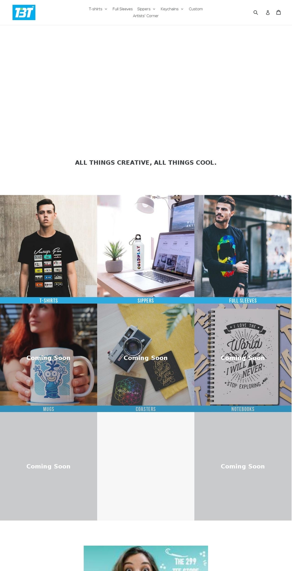 thebanyantee.com shopify website screenshot