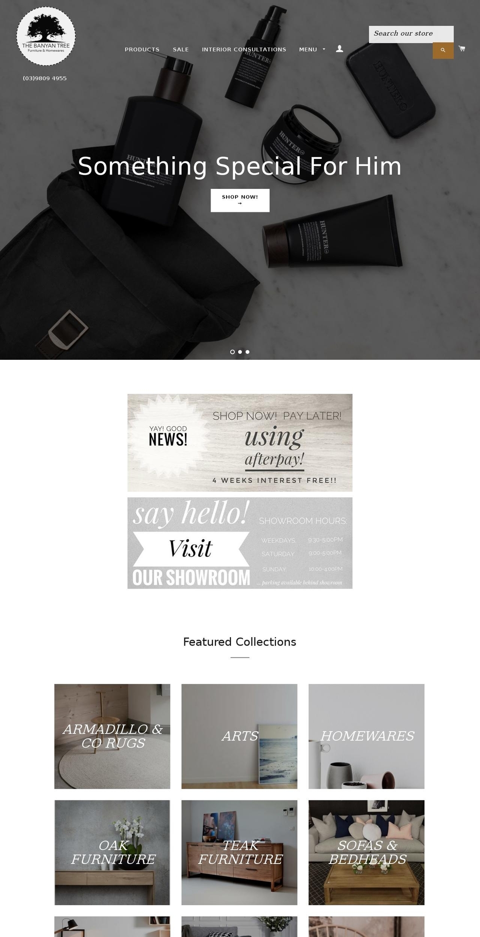 thebanyantree.com.au shopify website screenshot