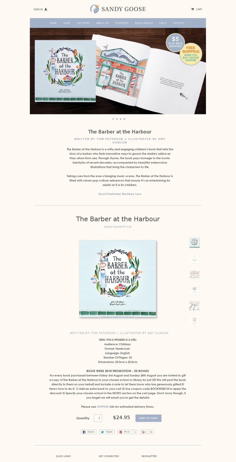 thebarberattheharbour.com shopify website screenshot