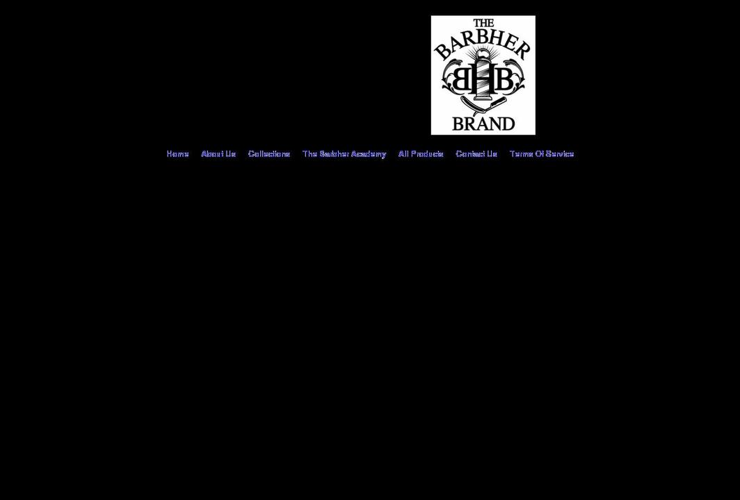 thebarbherbrand.com shopify website screenshot