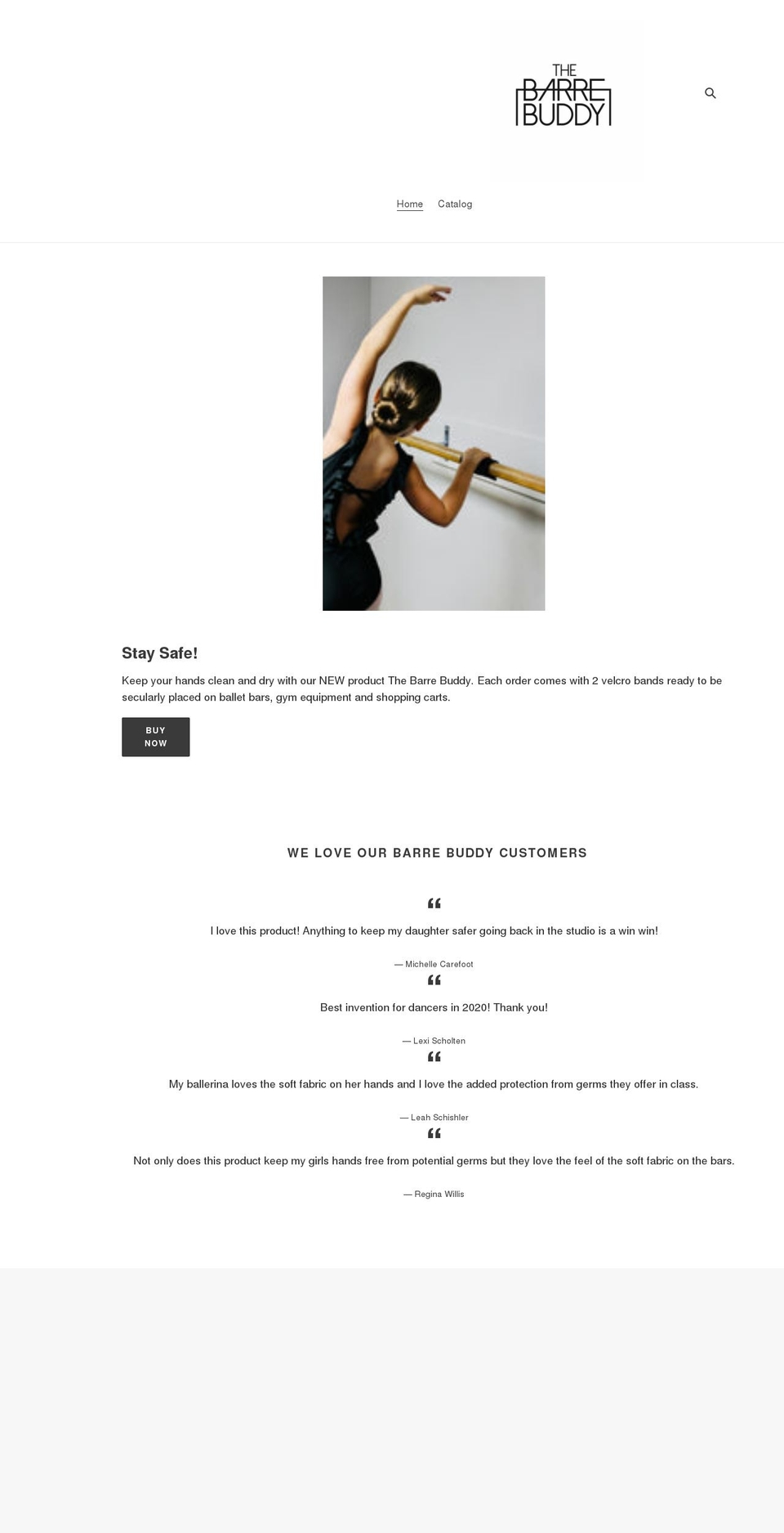 thebarrebuddy.com shopify website screenshot