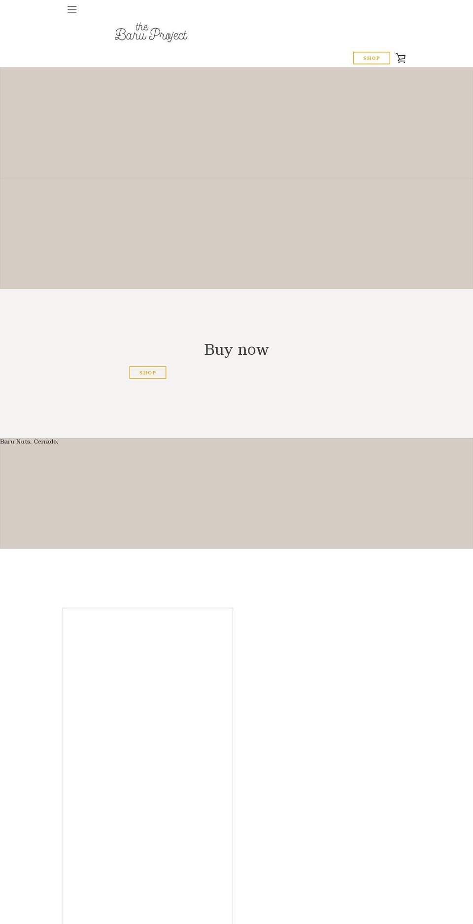 Published  June  theme Narrative Shopify theme site example thebaruproject.com.au