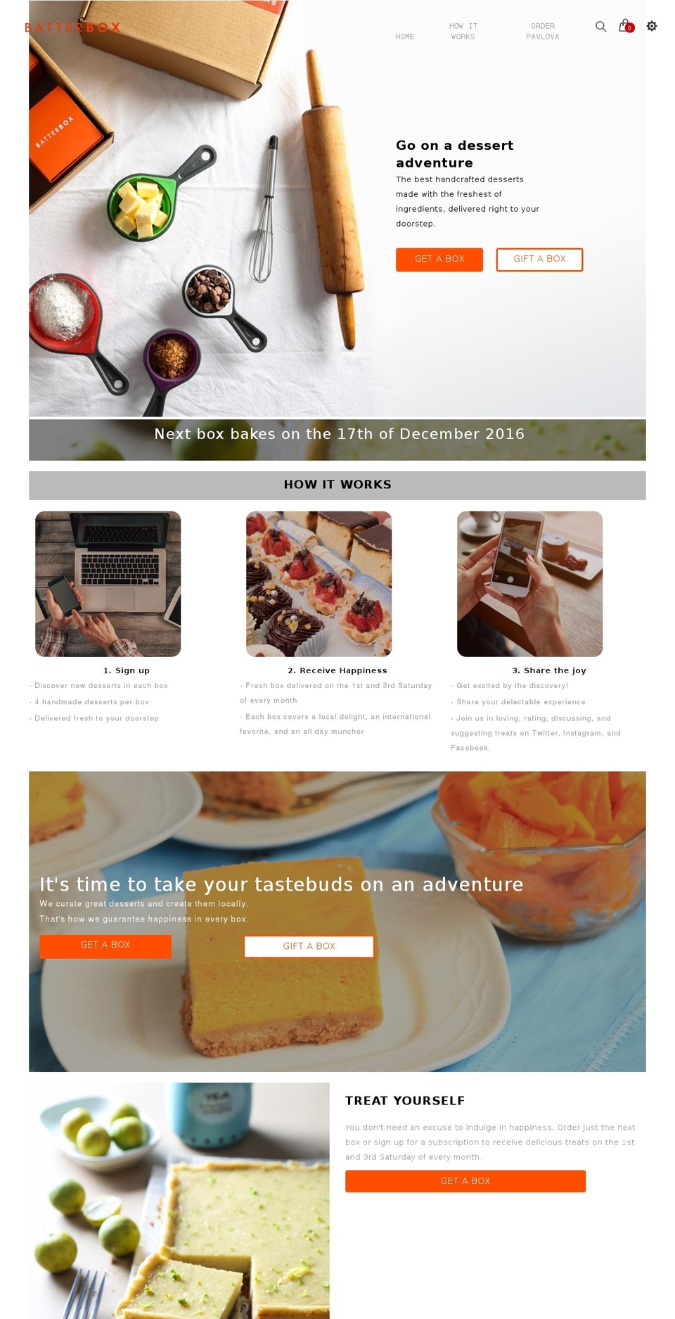 thebatterbox.com shopify website screenshot
