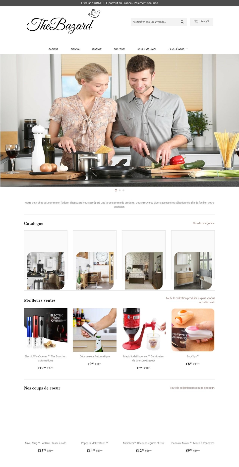 thebazard.com shopify website screenshot