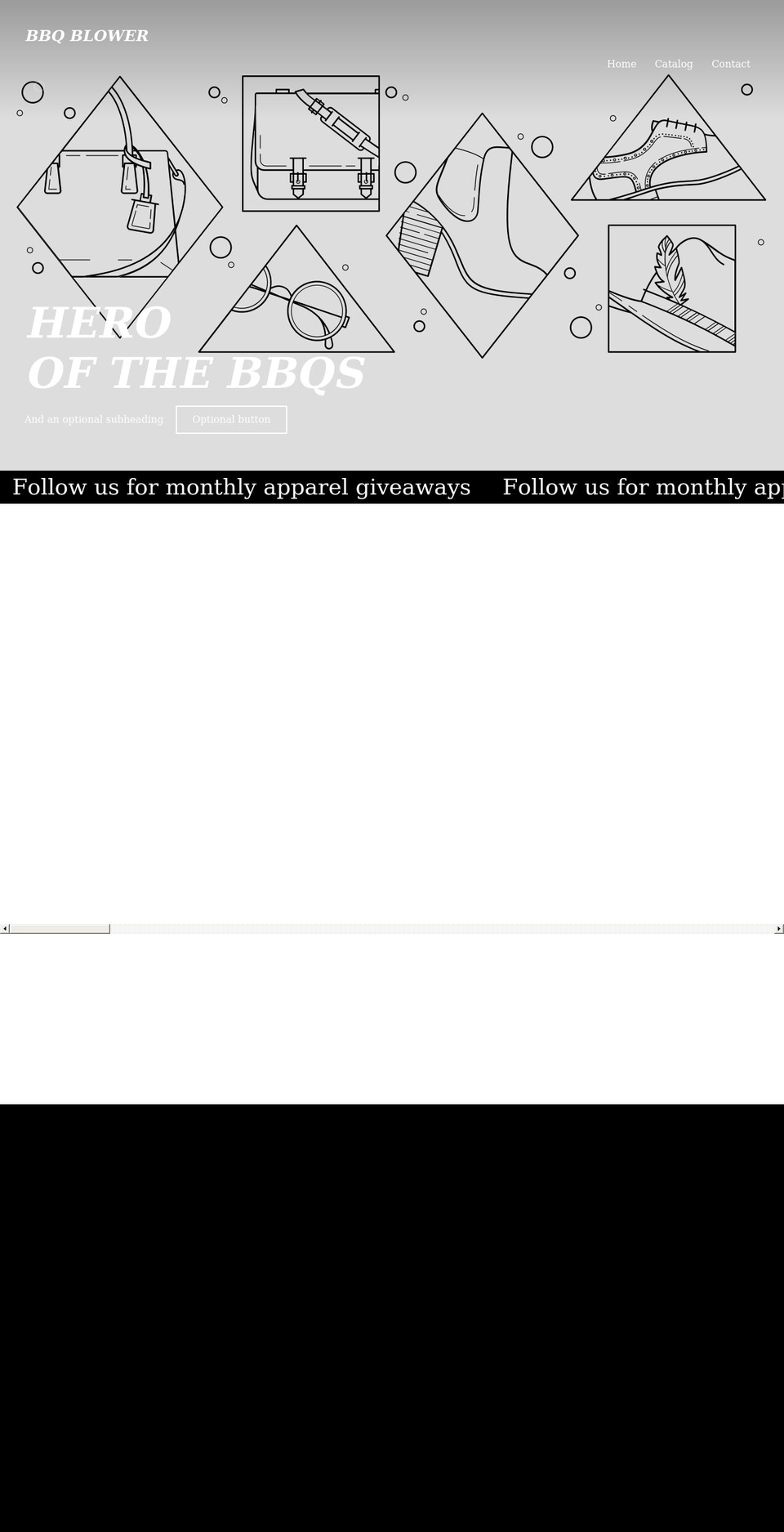 thebbqblower.com shopify website screenshot
