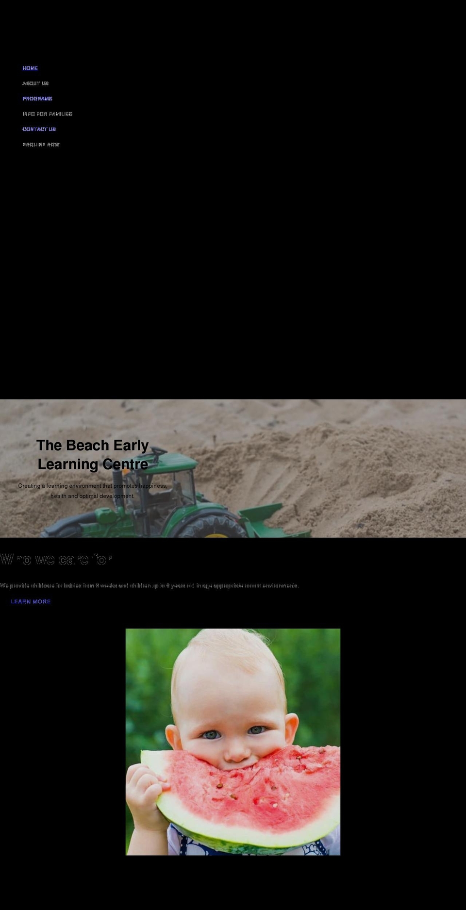 thebeachearlylearningcentre.com.au shopify website screenshot