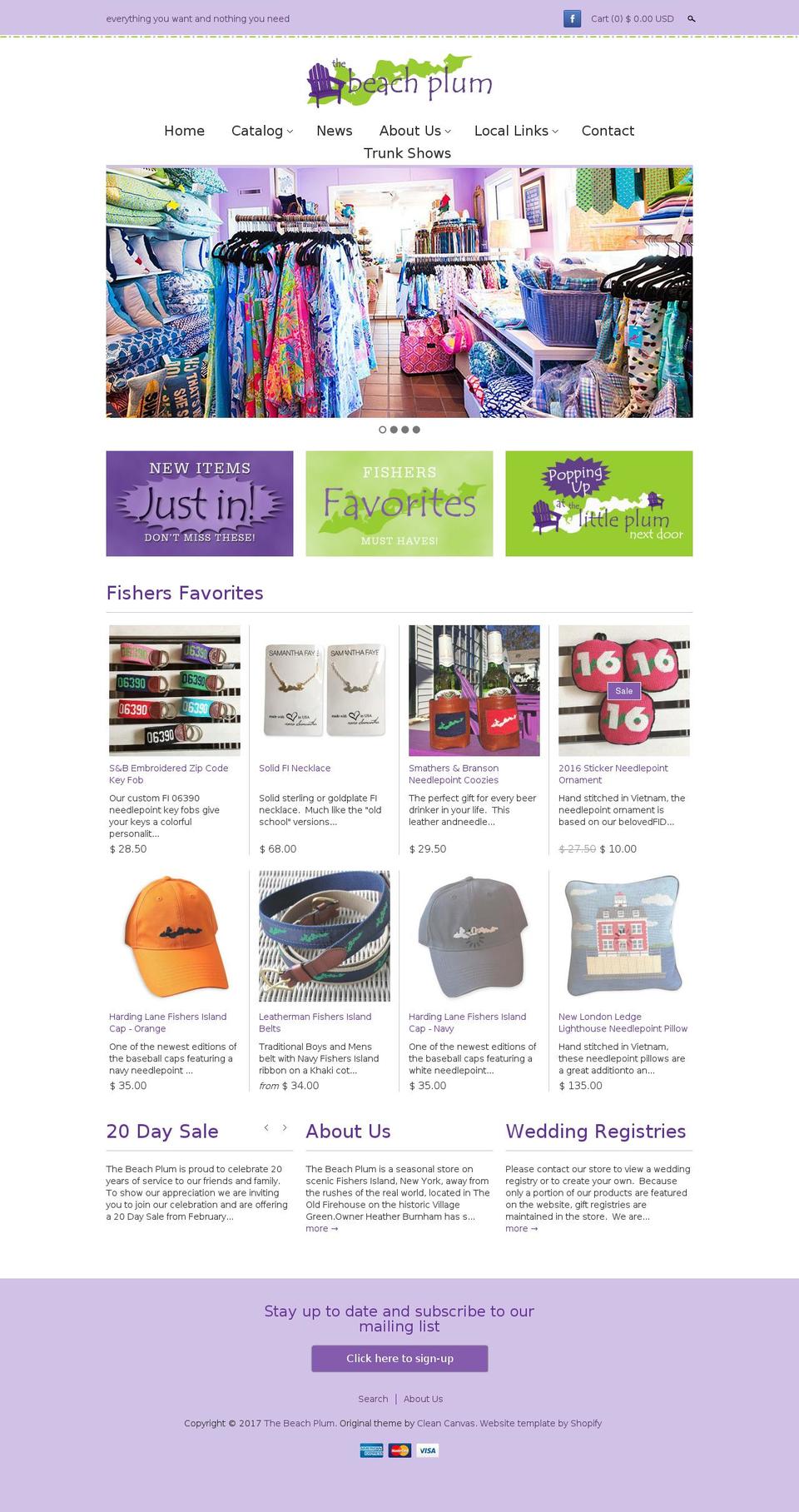 Grid Nov-- Shopify theme site example thebeachplum.com