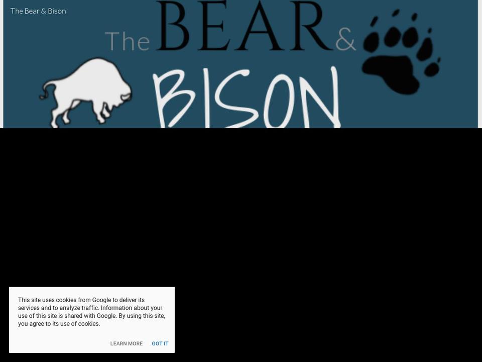 thebearandbison.com — Shopify storefront screenshot