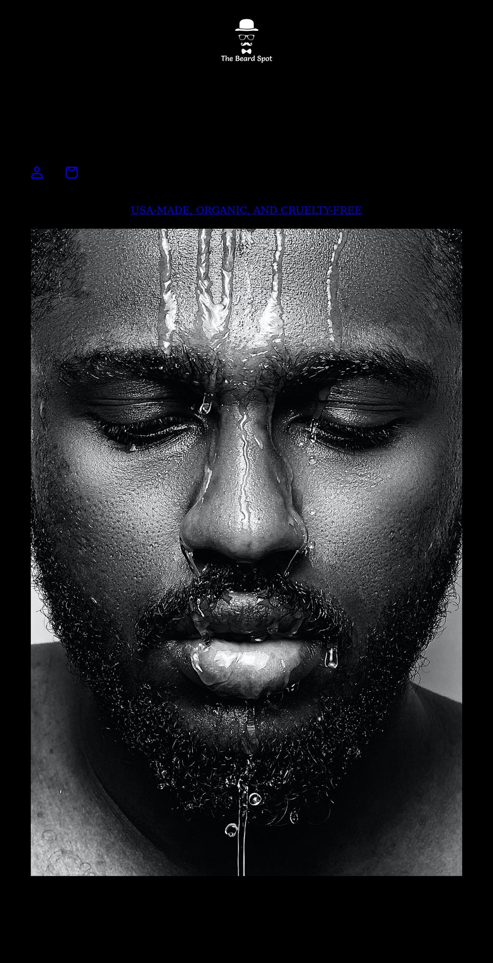 thebeardspot.com shopify website screenshot