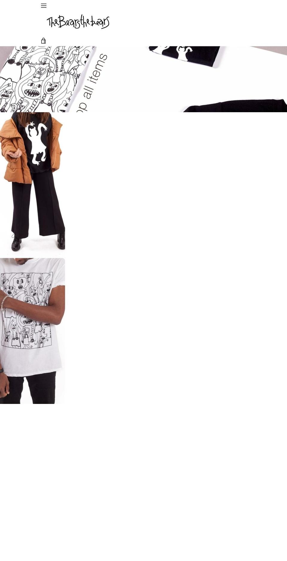 thebearsthebears.com — Shopify storefront screenshot