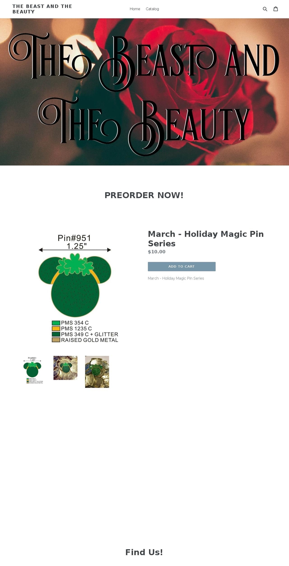 thebeastandthebeauty.com — Shopify storefront screenshot