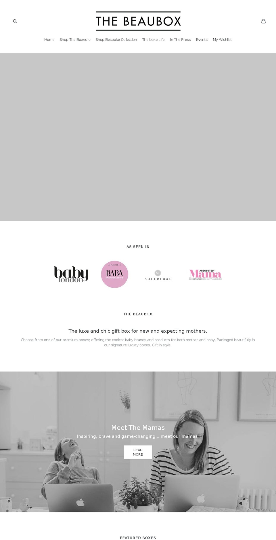 thebeaubox.com shopify website screenshot