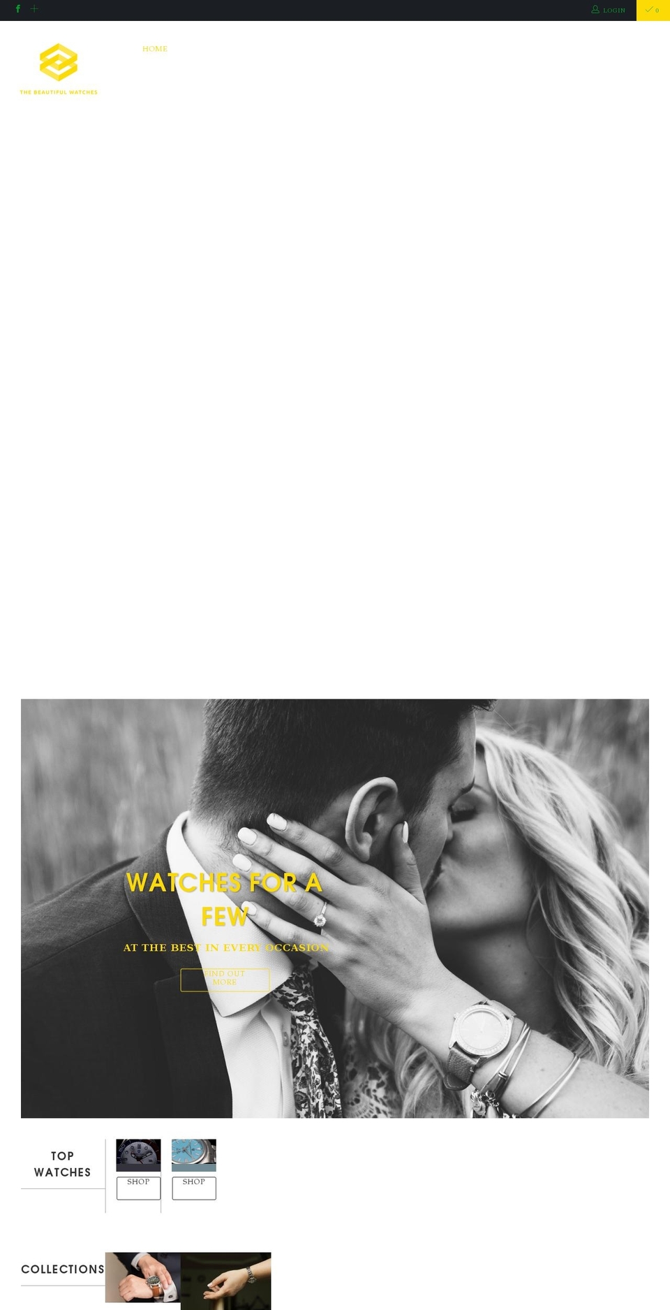 thebeautifulwatches.com shopify website screenshot