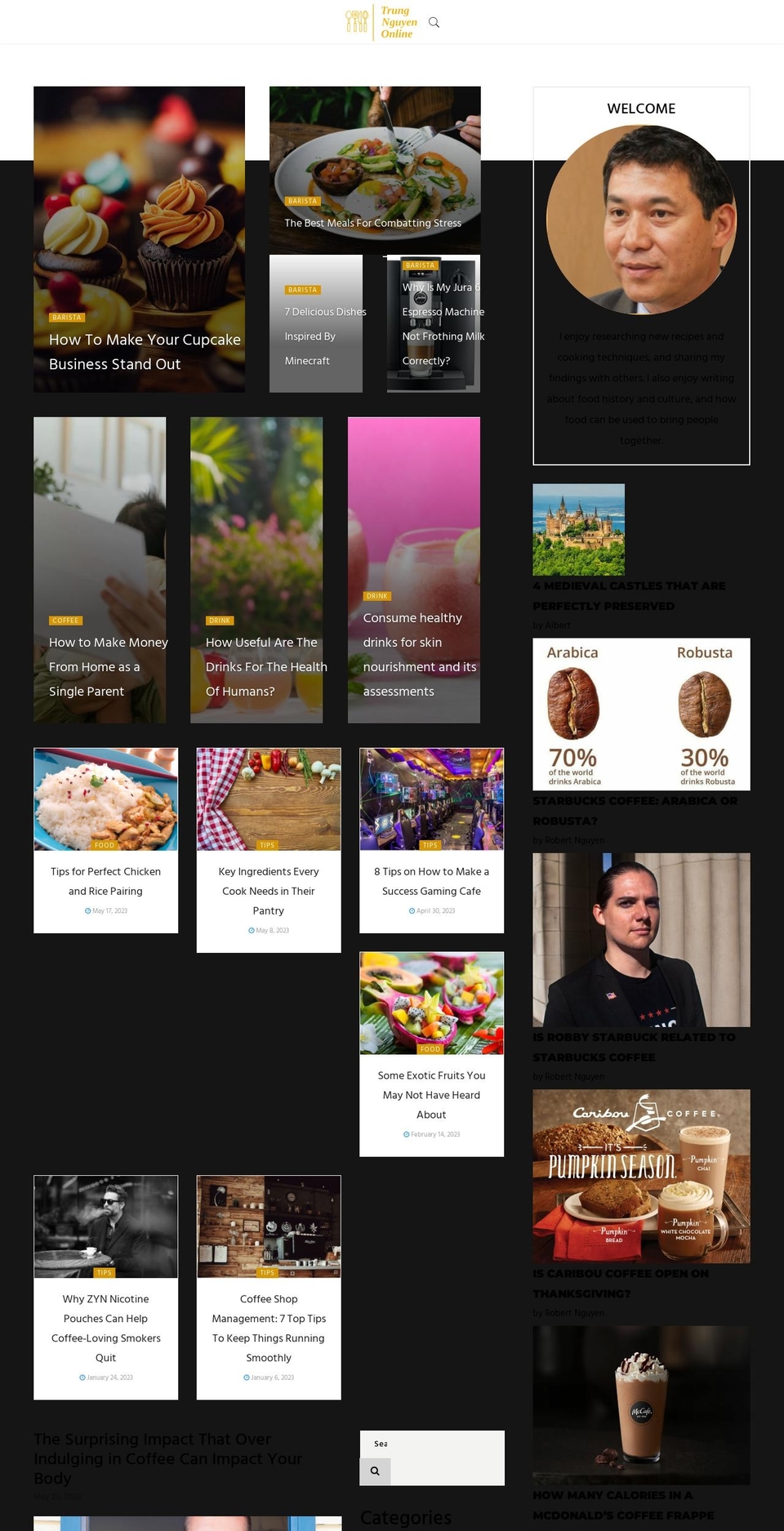 thebeautycaffe.com — Shopify storefront screenshot