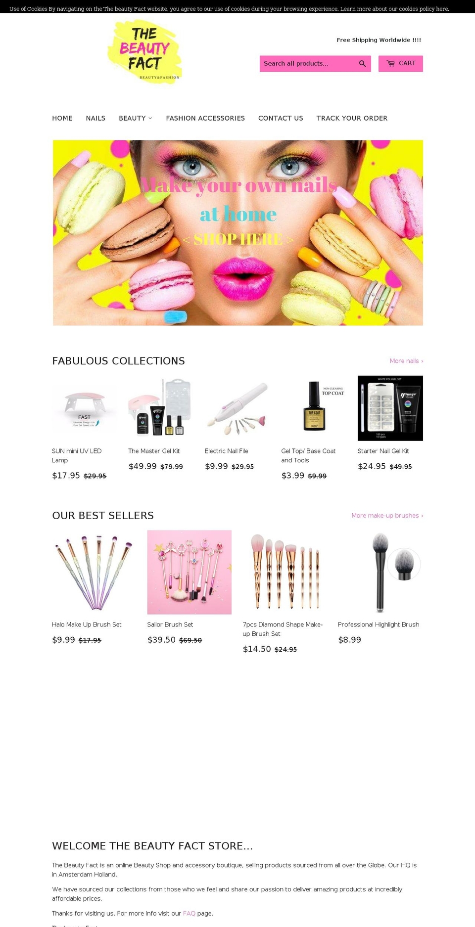 thebeautyfact.com — Shopify storefront screenshot