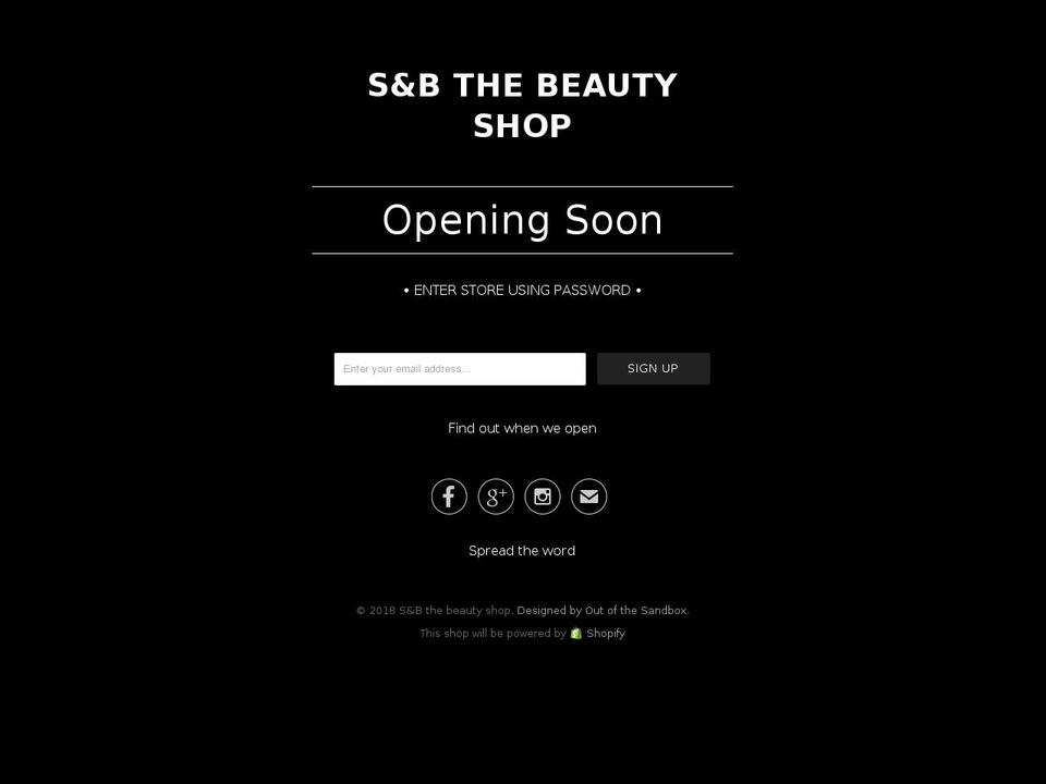 thebeautyshop.direct shopify website screenshot