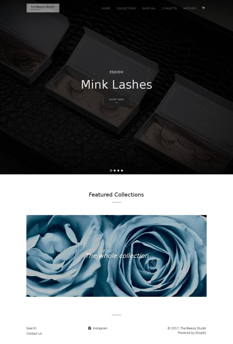 thebeautystudio-qa.com shopify website screenshot