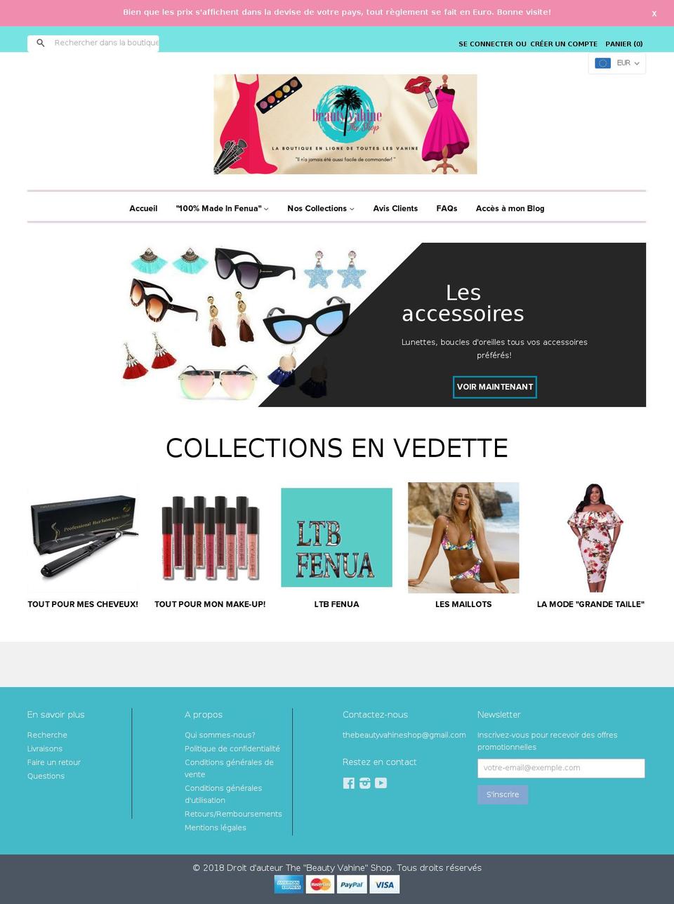 template-shopiflight-0911 Shopify theme site example thebeautyvahineshop.com