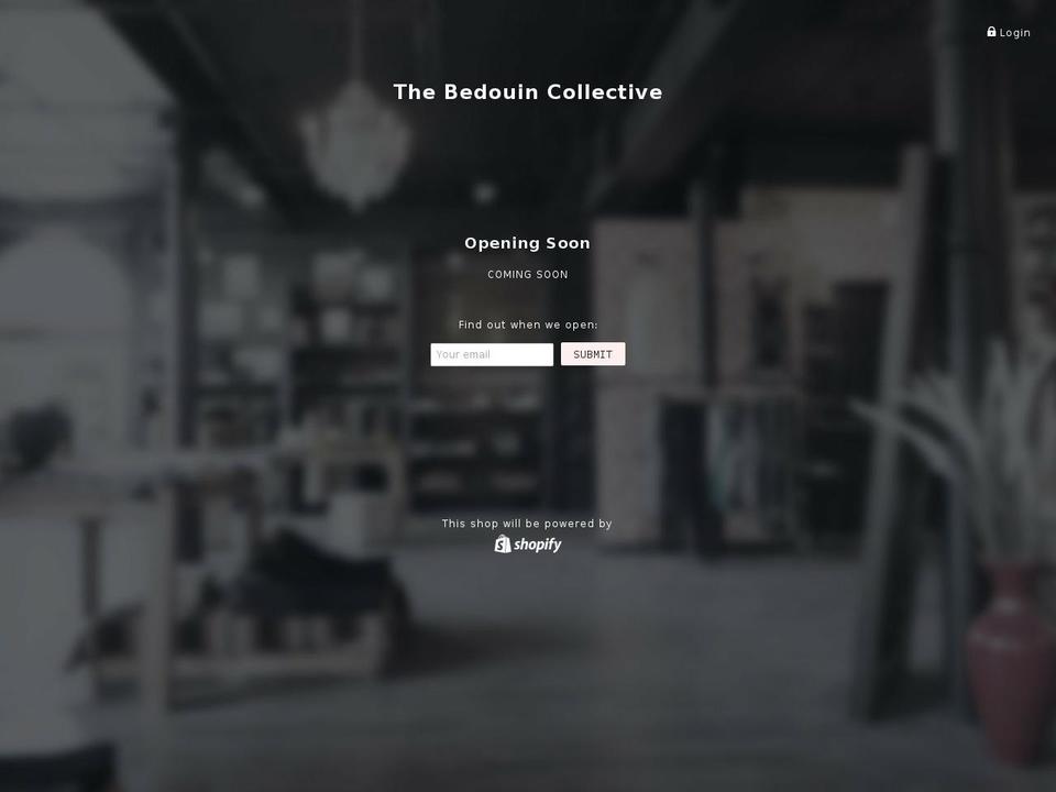 thebedouincollective.com — Shopify storefront screenshot
