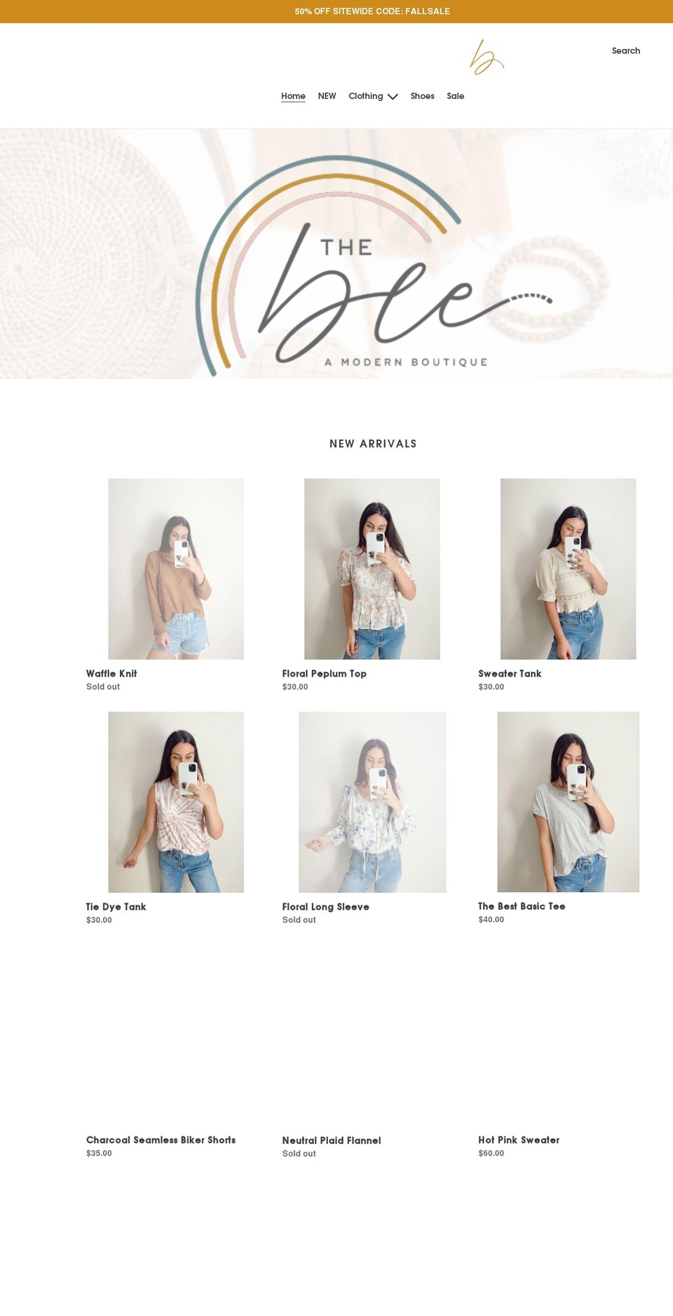 thebeebtq.com shopify website screenshot