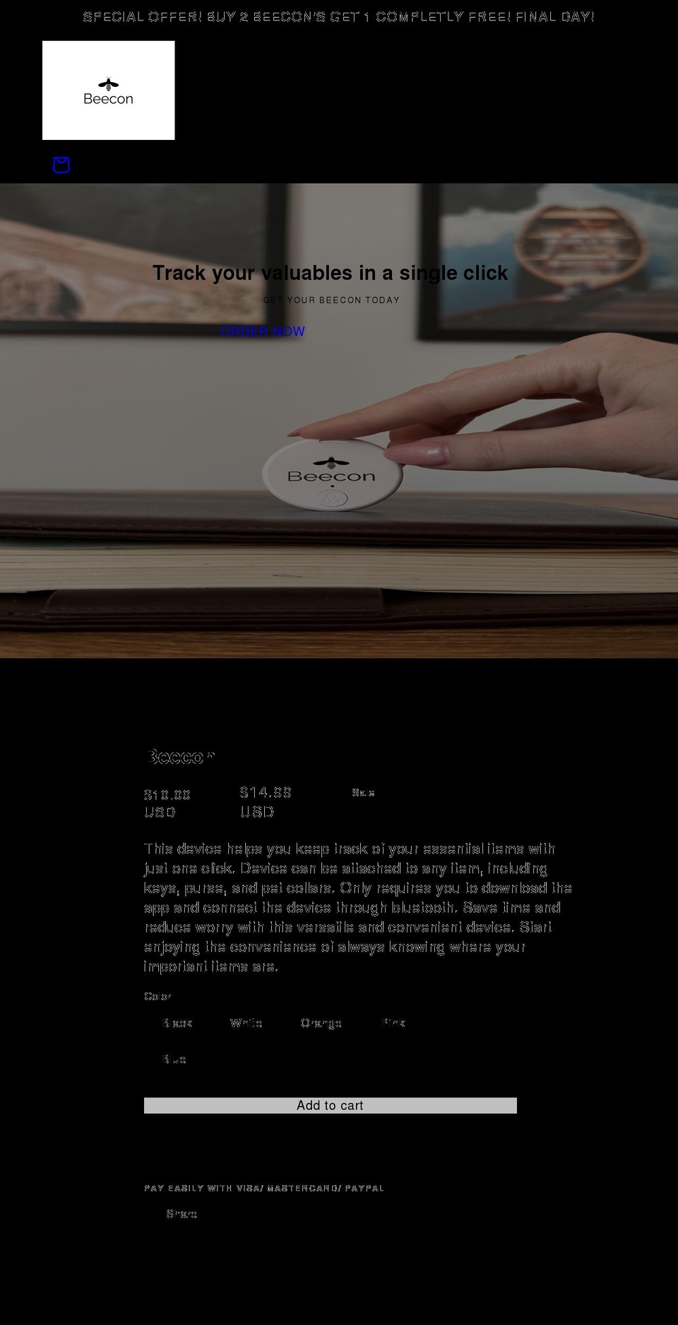 thebeecon.com shopify website screenshot