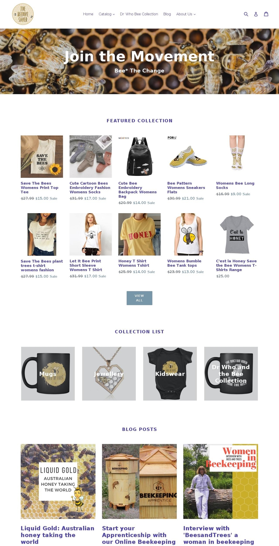 thebeehivesaver.com shopify website screenshot