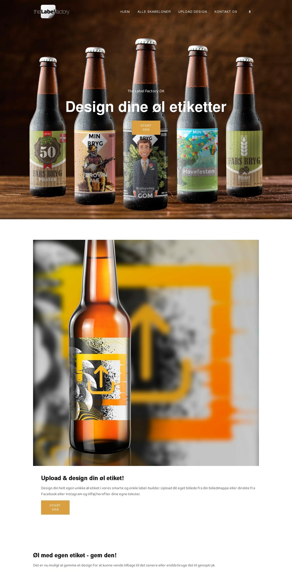 thebeerlabel.com shopify website screenshot