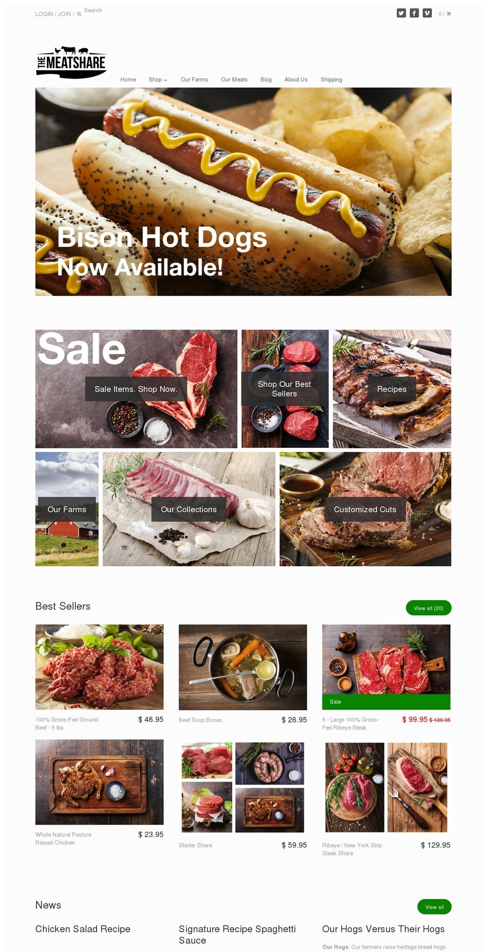 the-meat-share-test-myshopify-com-themeatshare Shopify theme site example thebeershare.com