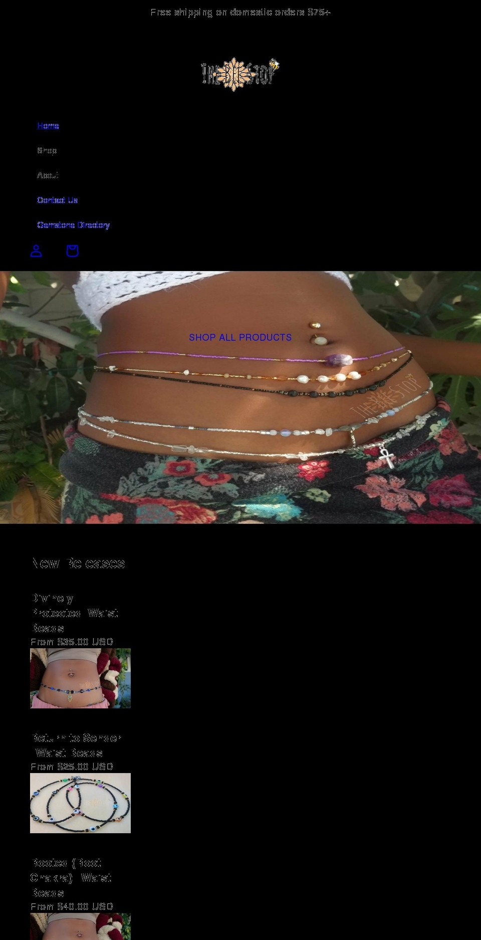 thebeestop.com shopify website screenshot