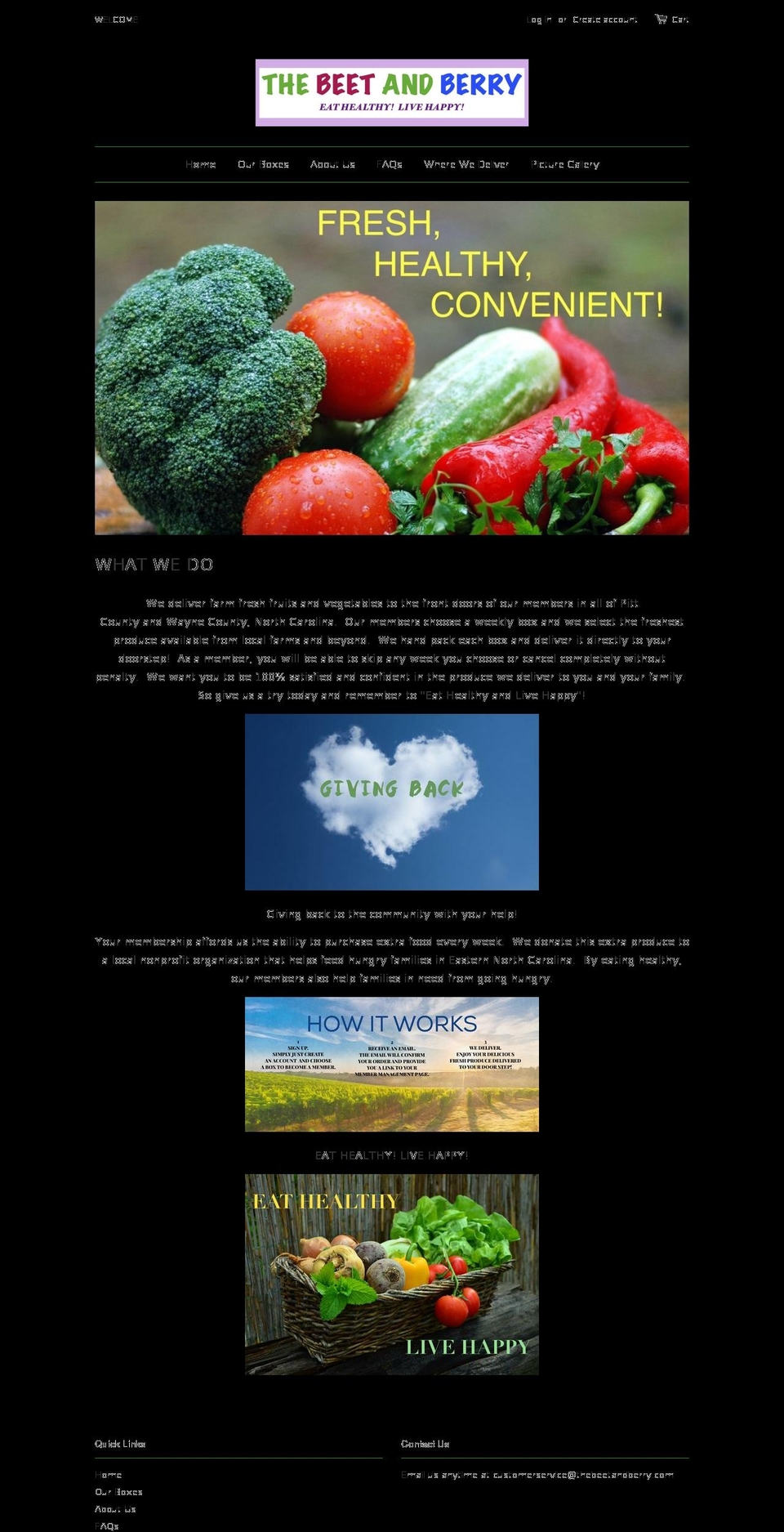 thebeetandberry.com shopify website screenshot