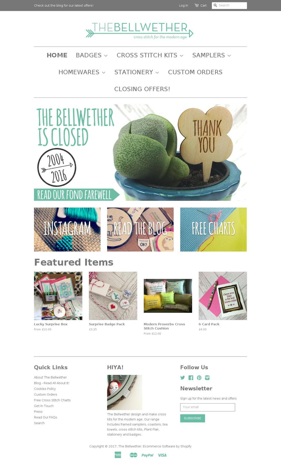 The Bellwether 2015 Shopify theme site example thebellweather.com