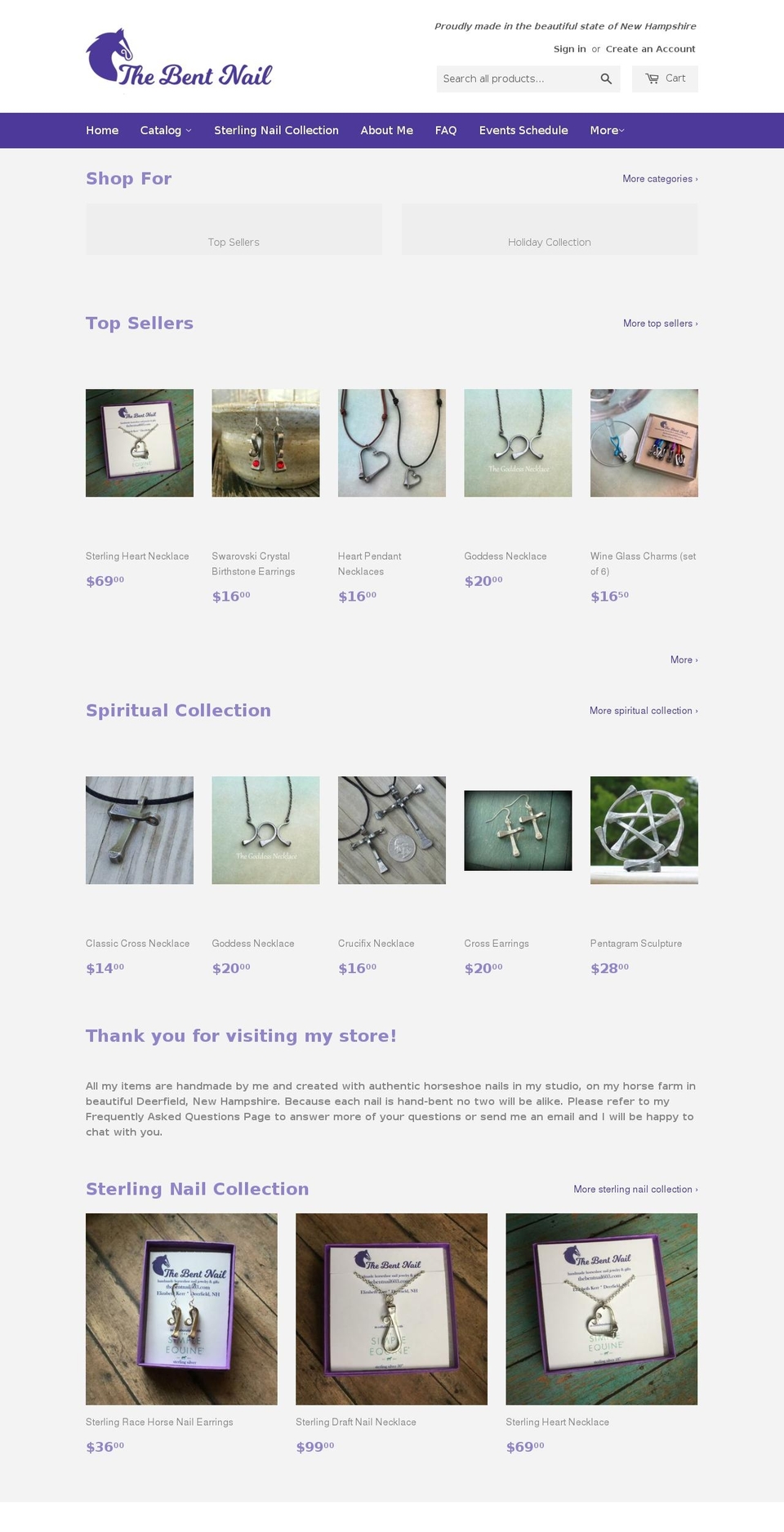 thebentnail603.com shopify website screenshot