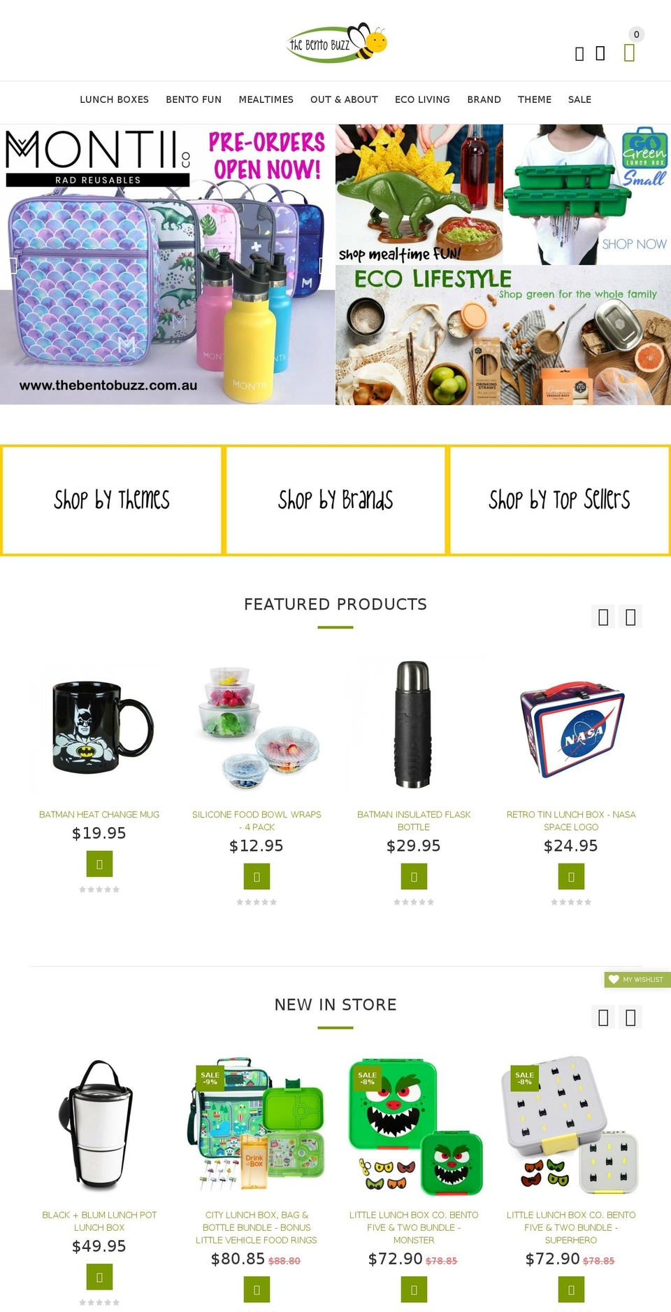 thebentobuzz.com.au shopify website screenshot