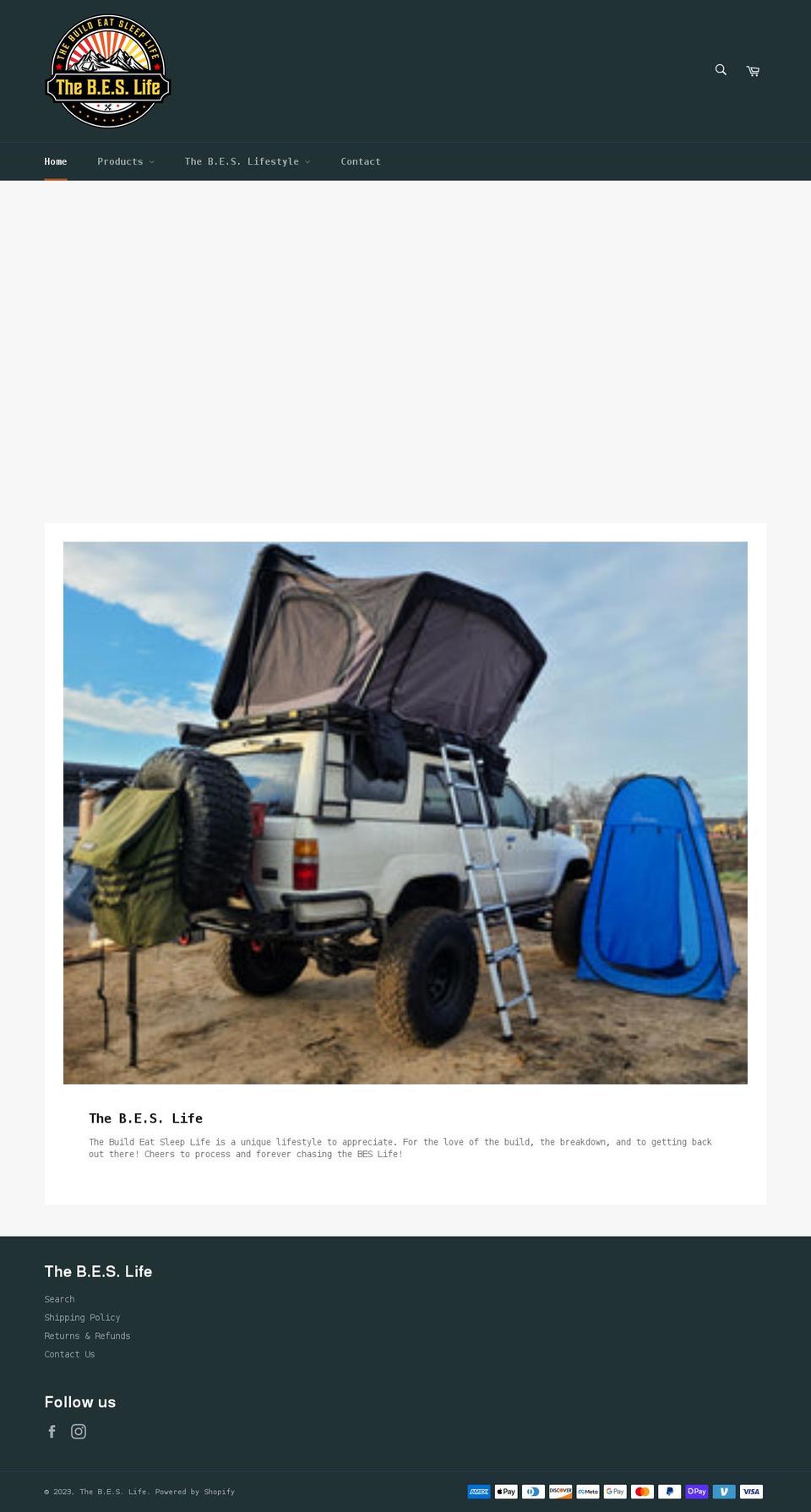 thebeslife.com shopify website screenshot