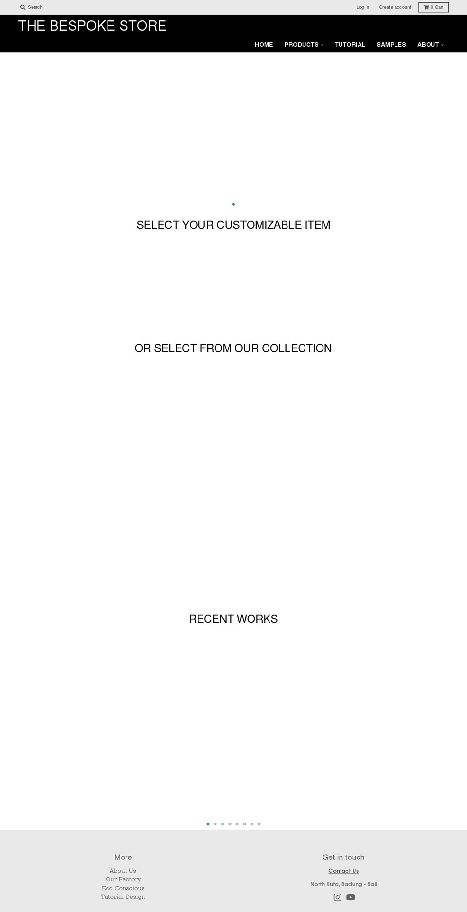thebespokestore.com shopify website screenshot