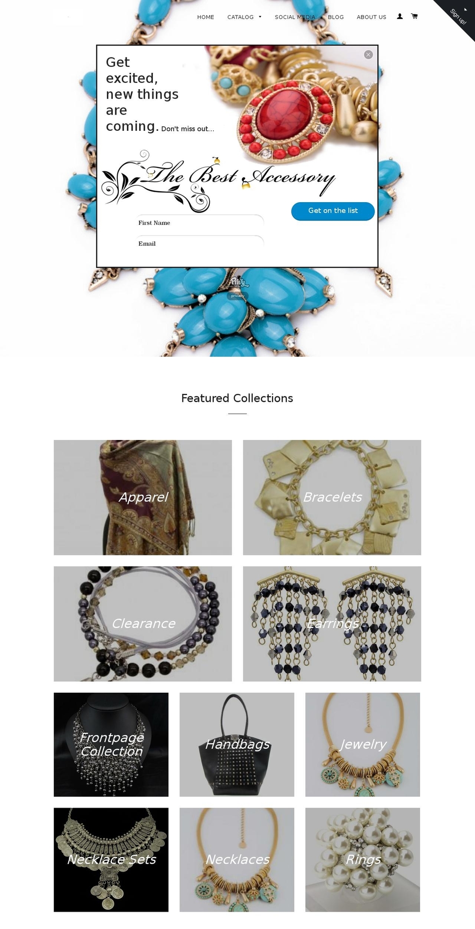 thebestaccessory.com shopify website screenshot