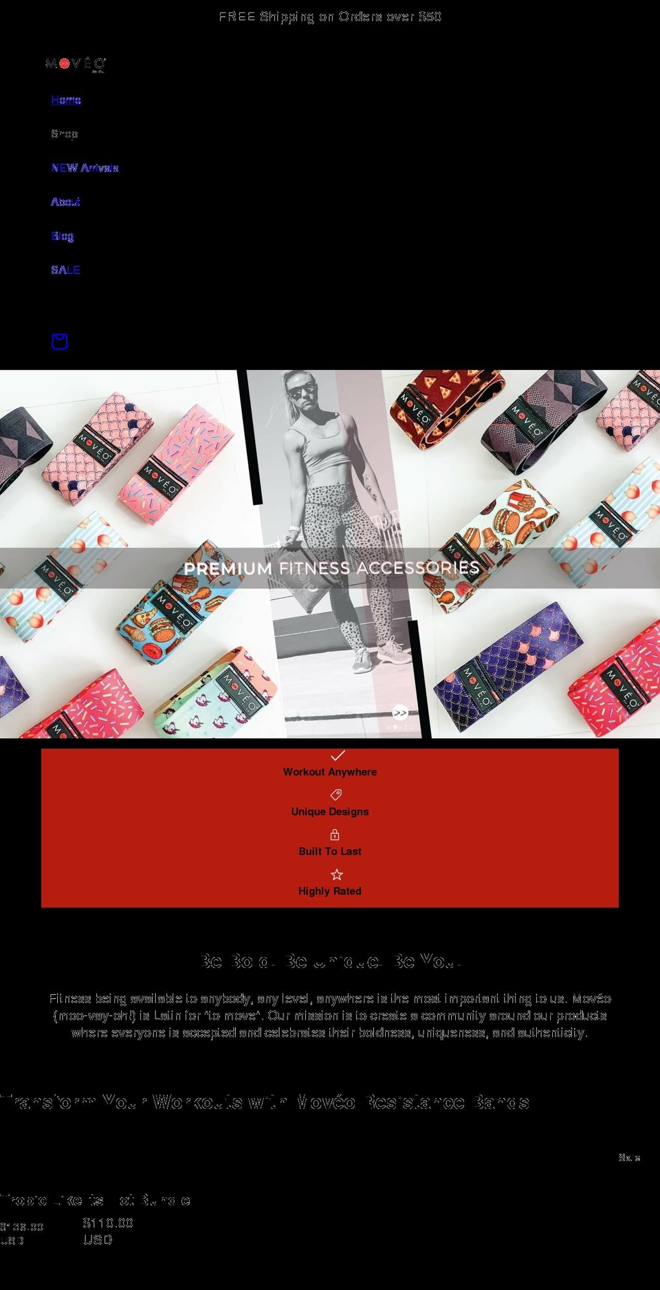 thebestbandsever.com shopify website screenshot
