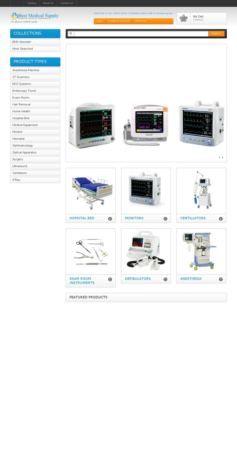thebestmedicalsupply.com shopify website screenshot