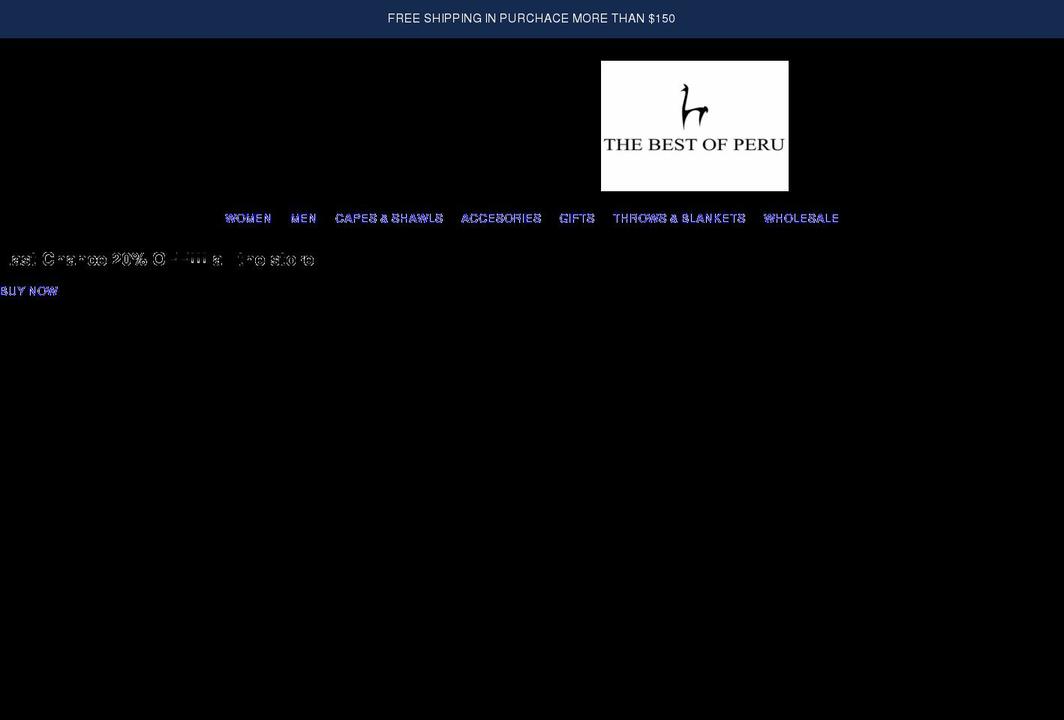 thebestofperu.net shopify website screenshot