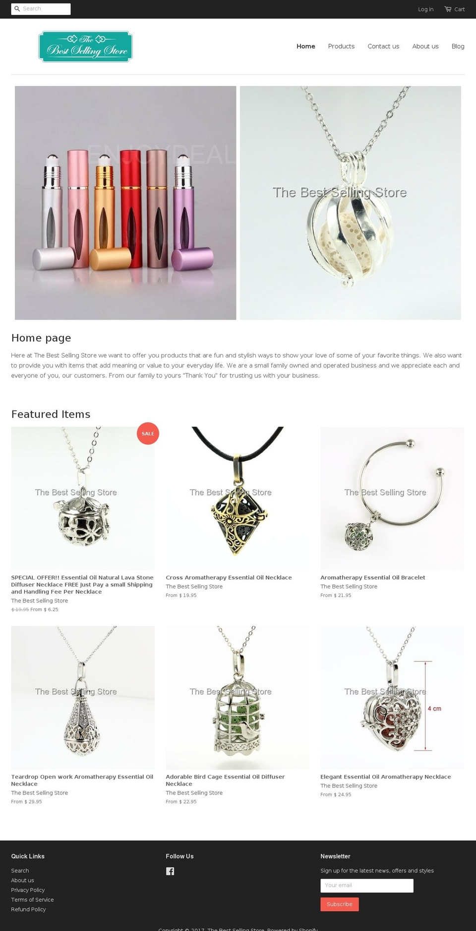 thebestsellingstore.com shopify website screenshot