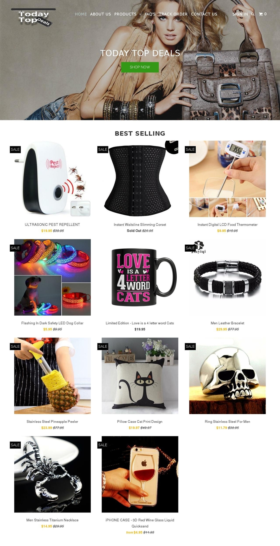 Ivan Customized Theme Shopify theme site example thebestshoppingstore.com