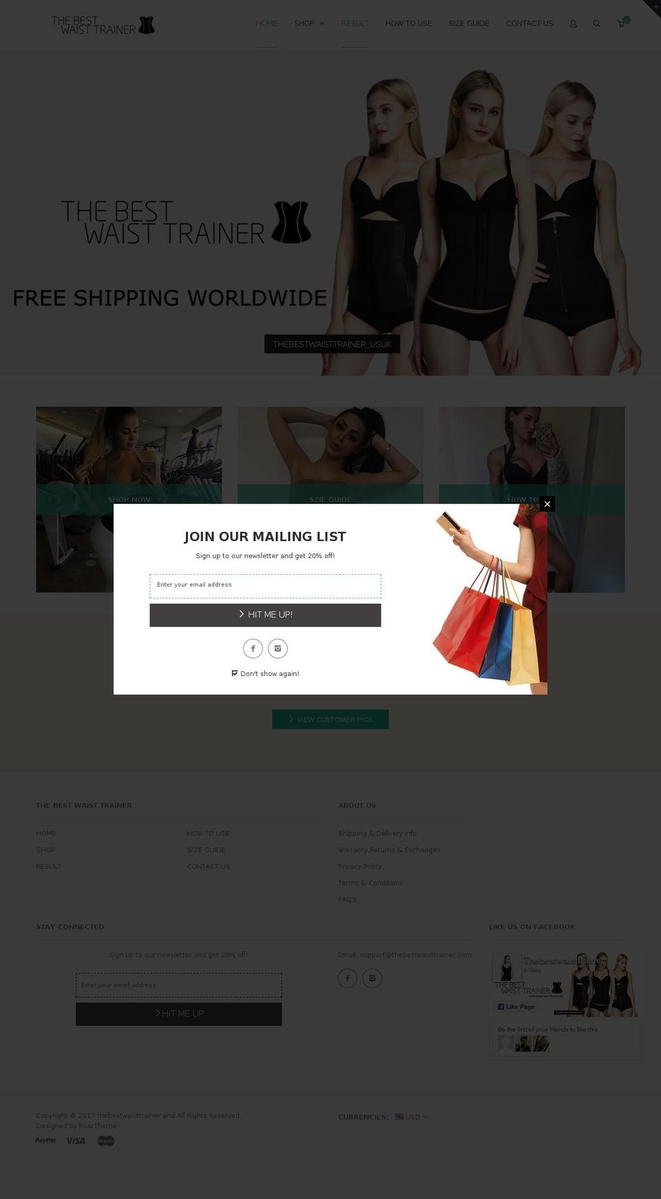 rt-shoes-v1-0-2 Shopify theme site example thebestwaisttrainer.com