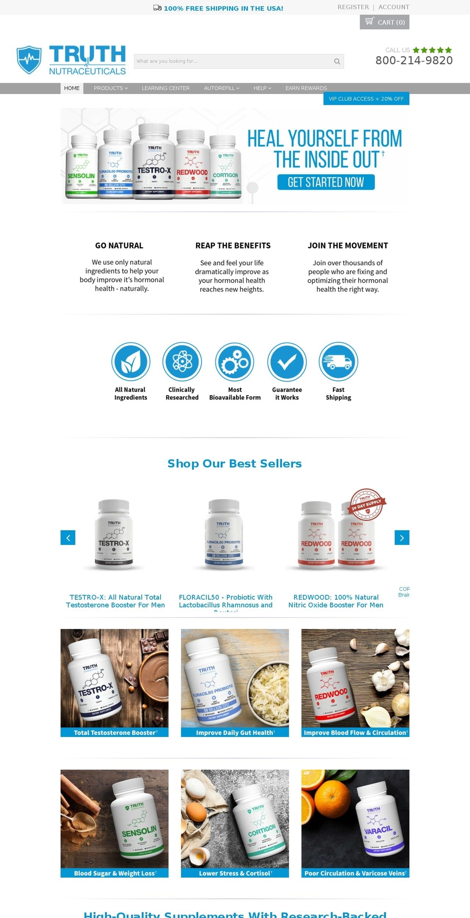 thebetterfoundation.com shopify website screenshot