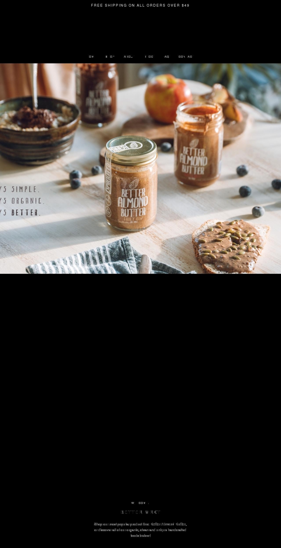 thebettermrkt.com shopify website screenshot