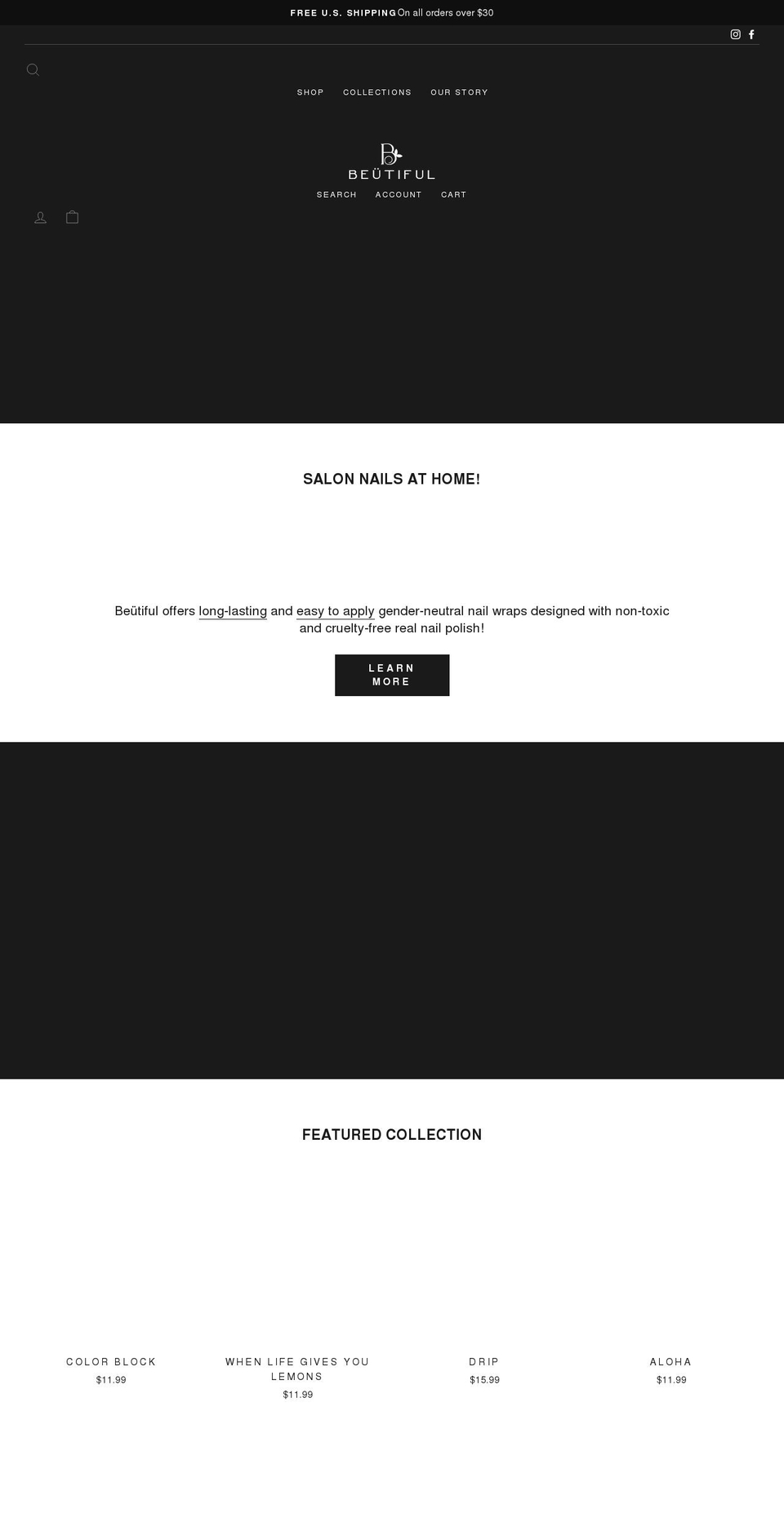 thebeutiful.myshopify.com shopify website screenshot