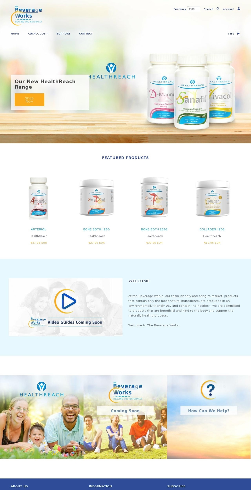 thebeverageworks.ie shopify website screenshot