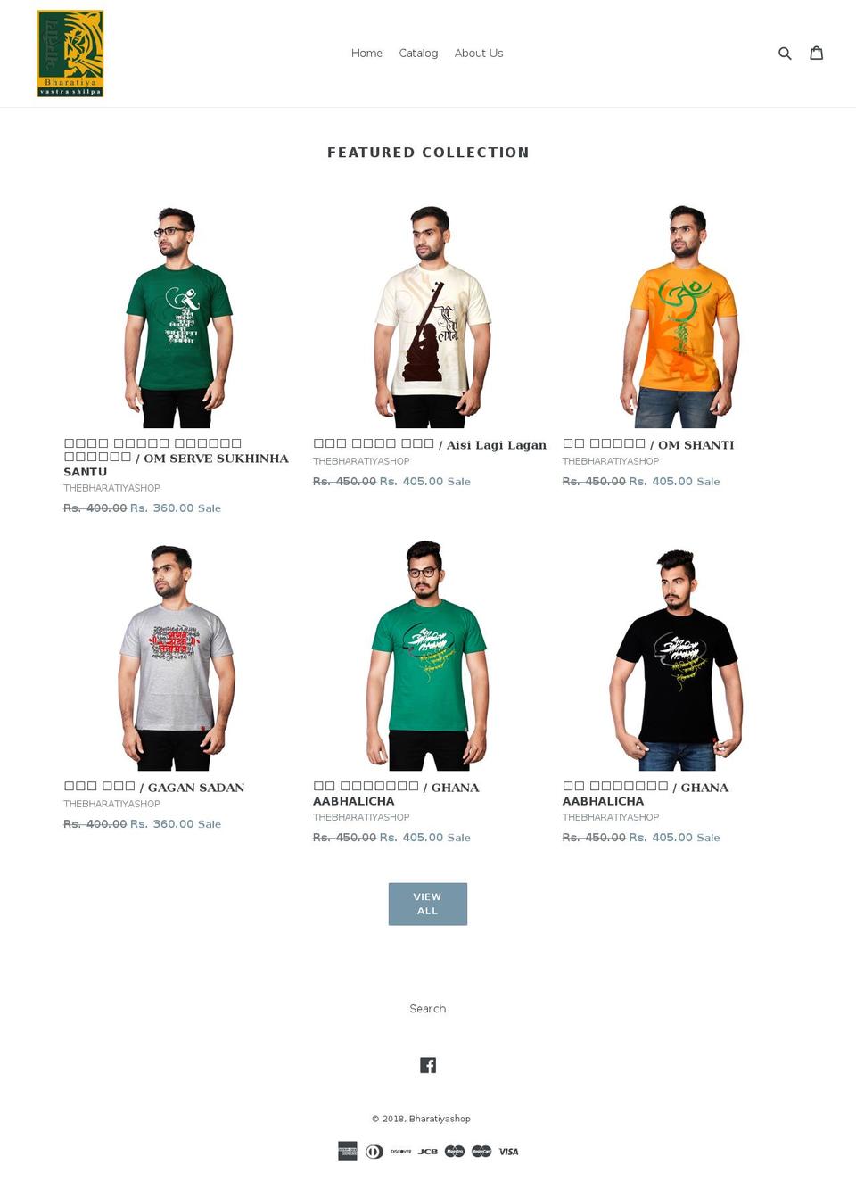 thebharatiya.com — Shopify storefront screenshot