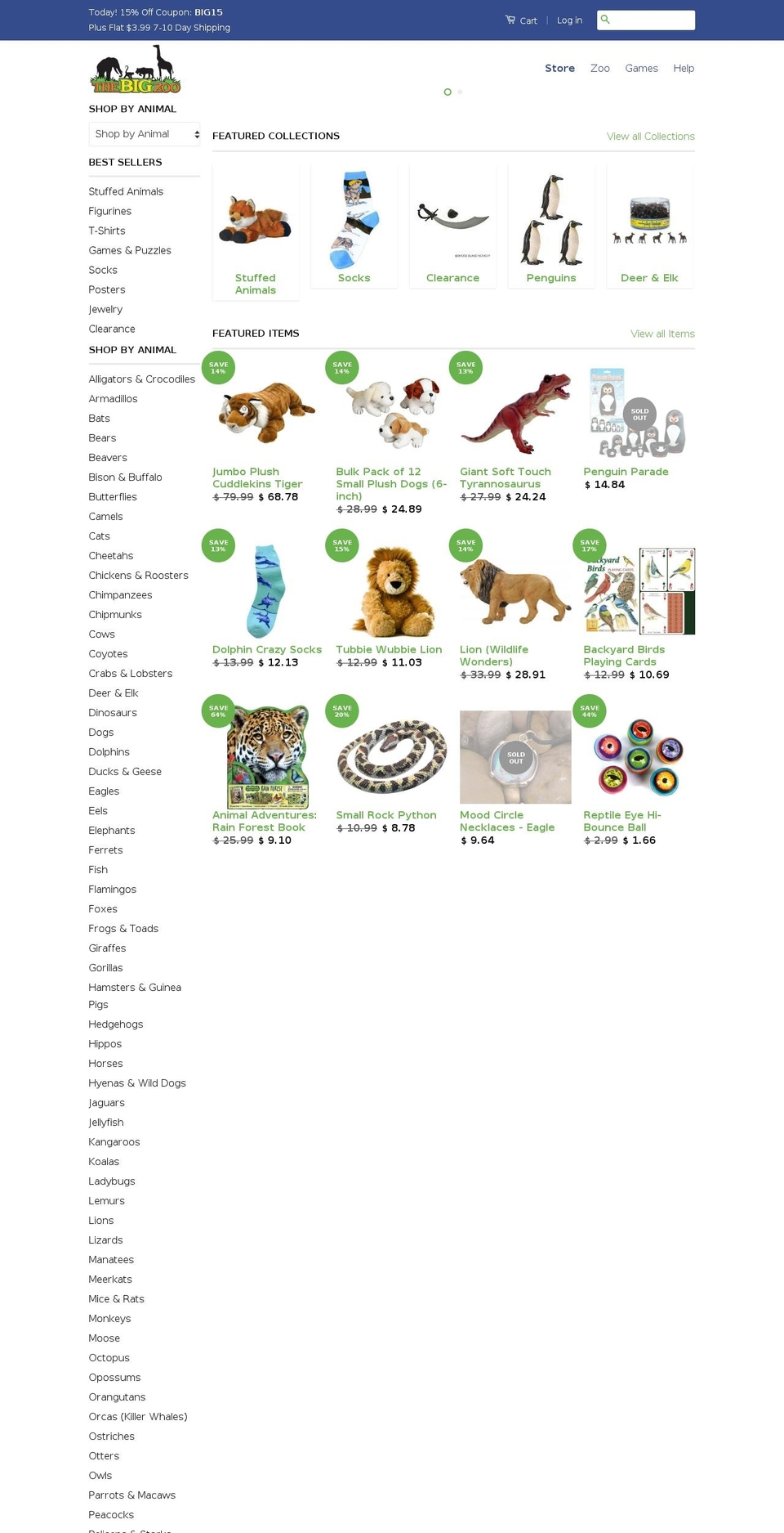 thebigarts.com shopify website screenshot