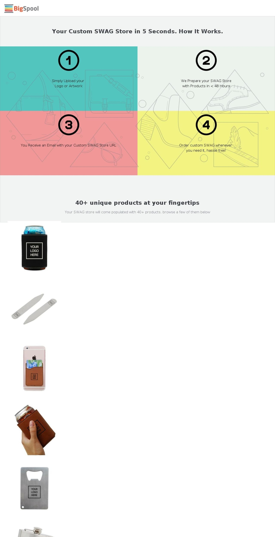 thebigspool.com shopify website screenshot