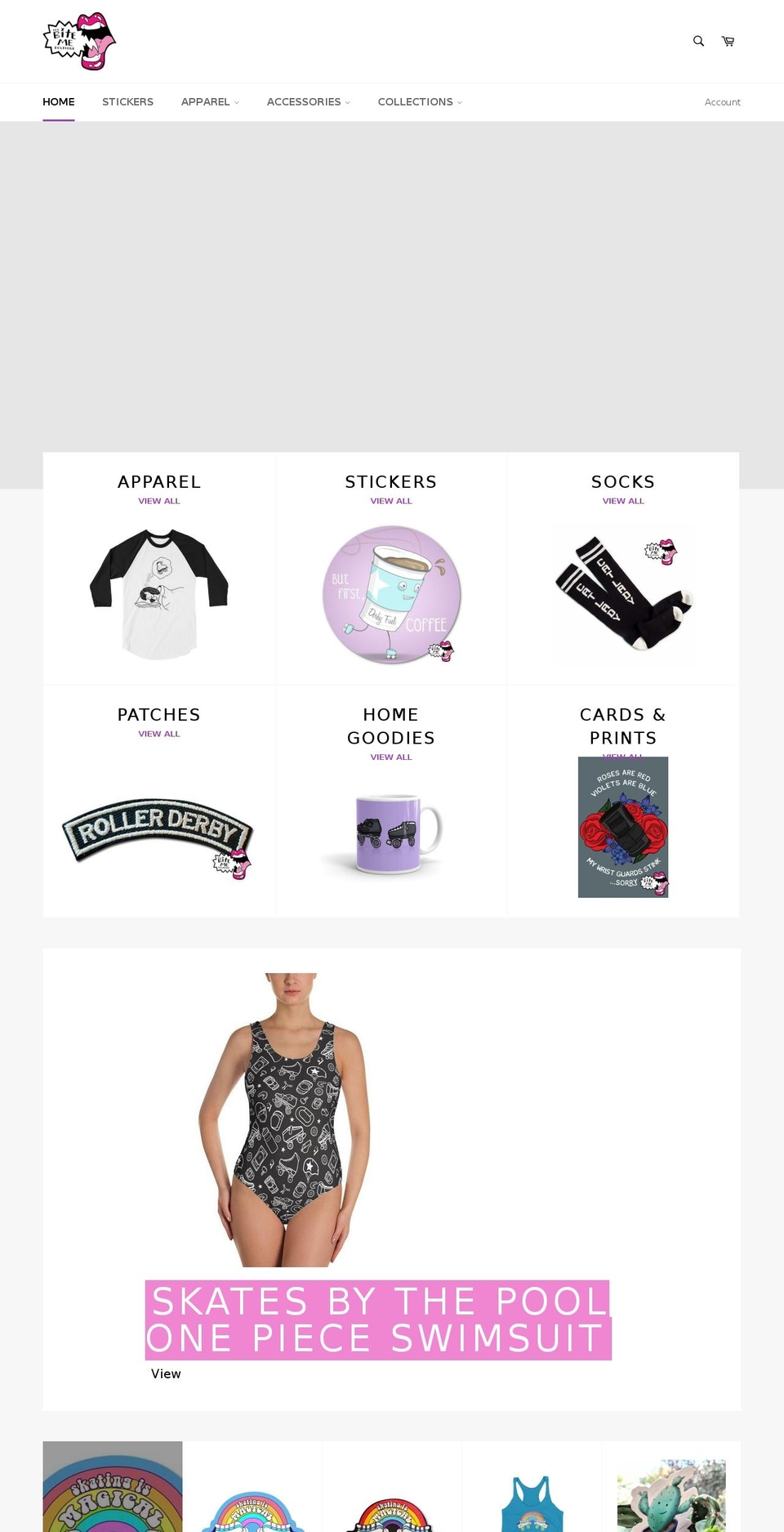 thebitemeboutique.com shopify website screenshot